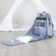 Load image into Gallery viewer, Grey Diaper Bag JOURNEY - NEW! - Lovatte Shop