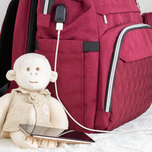 Load image into Gallery viewer, Red Diaper Bag CRUZ - Lovatte Shop