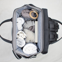 Load image into Gallery viewer, Black Diaper Bag CRUZ - Lovatte Shop