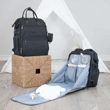 Load image into Gallery viewer, Black Diaper Bag JOURNEY - Lovatte Shop