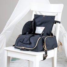 Load image into Gallery viewer, Black Diaper Bag BOOST - NEW! - Lovatte Shop
