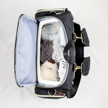 Load image into Gallery viewer, Black Diaper Bag BOOST - NEW! - Lovatte Shop