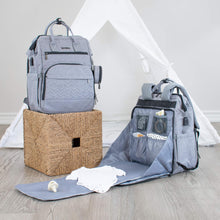 Load image into Gallery viewer, Grey Diaper Bag JOURNEY - NEW! - Lovatte Shop