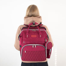 Load image into Gallery viewer, Red Diaper Bag CRUZ
