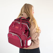 Load image into Gallery viewer, Red Diaper Bag CRUZ - Lovatte Shop

