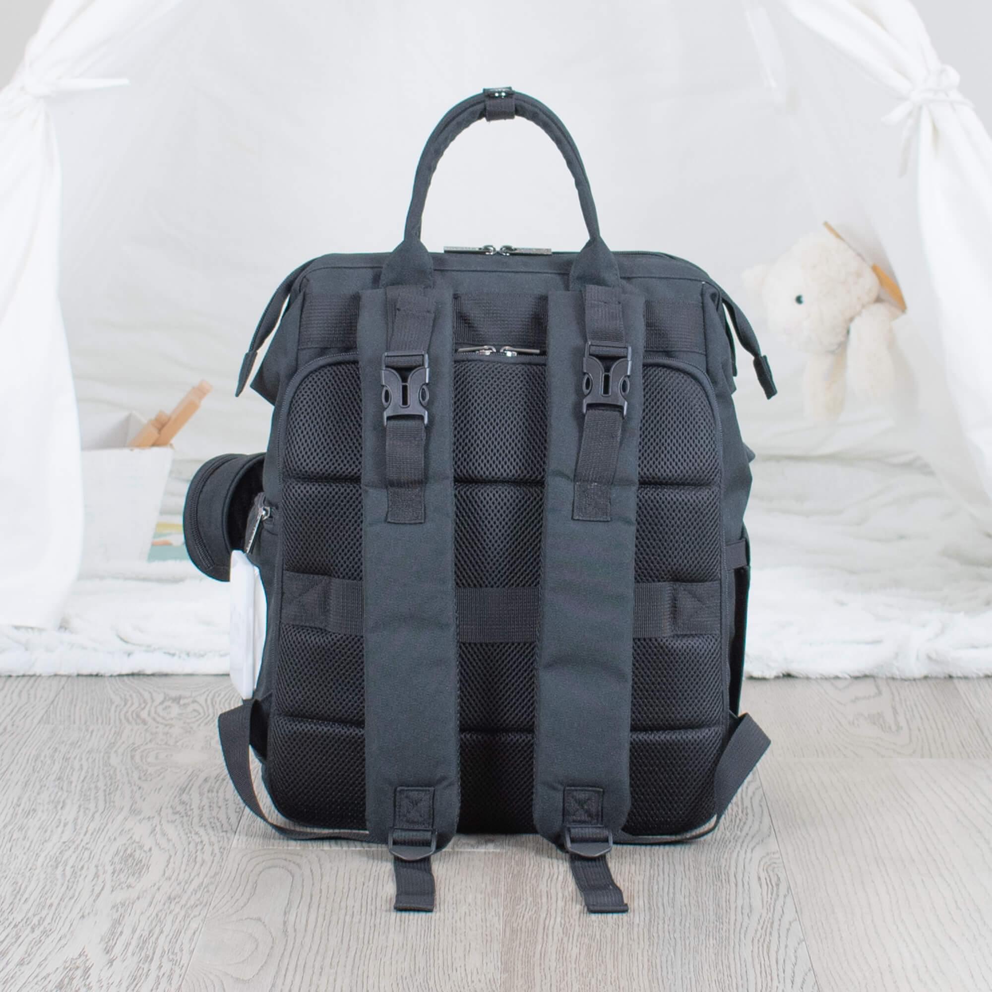 Black rucksack changing bag best sale